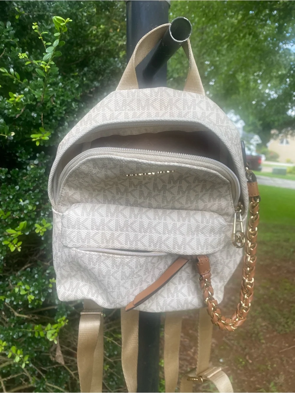 Michael Kors mini  back pack purse